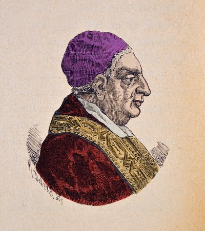 Porträt von Papst Benedikt XIII. (1724-1730) von Italian School